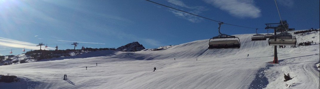 Perfekte Skiautobahnen im snow space Flachau.