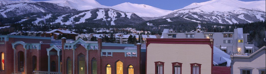 Das Westernstädtchen Breckenridge liegt auf fast 3.000 Meter Höhe.