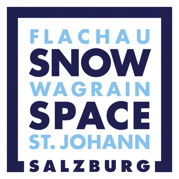 Das neue Logo von Snowspace Salzburg mit den Einstiegsorten Flachau, Wagrain und St. Johann Alpendorf.