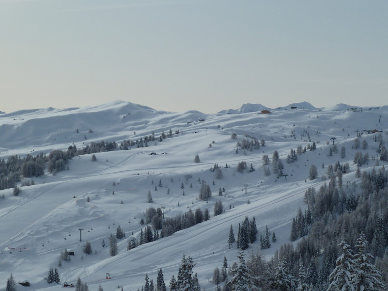 Im Skigebiet Alta Badia warten auf die Besucher 130 bestens präparierten Pistenkilometer.