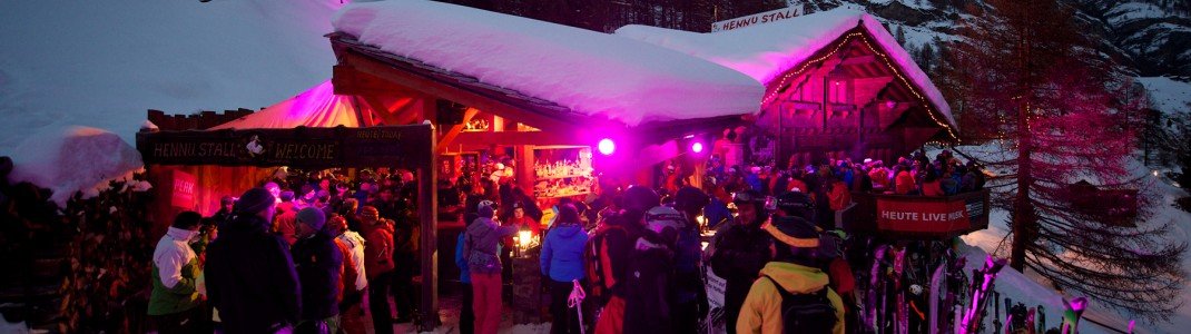 The Hennu Stall is one of many hot spots in Zermatt.