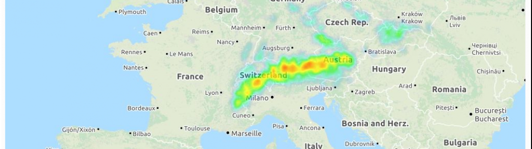 Heatmap auf Skigebiete-test.de