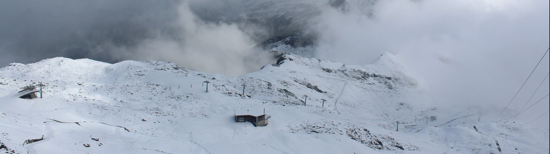 In eine Winterlandschaft hat sich in dieser Woche das Nebelhorn bei Oberstdorf verwandelt.