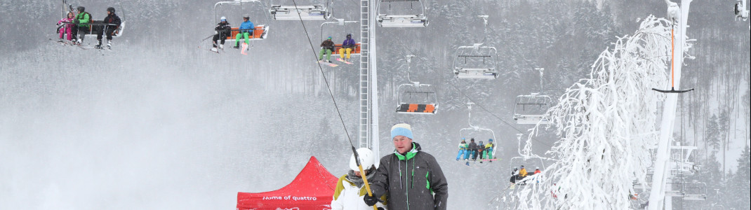 Auch in Neuastenberg herrschen dank Neuschnee wieder gute Bedingungen.