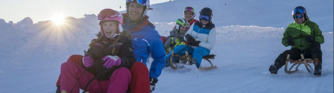 Am Wildkogel gibt es die längste beleuchtete Rodelbahn der Welt!