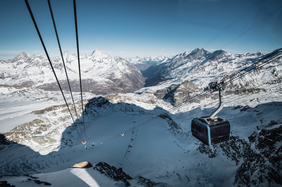 Neuer Glacier Ride Höchste 3SBahn der Welt in Zermatt