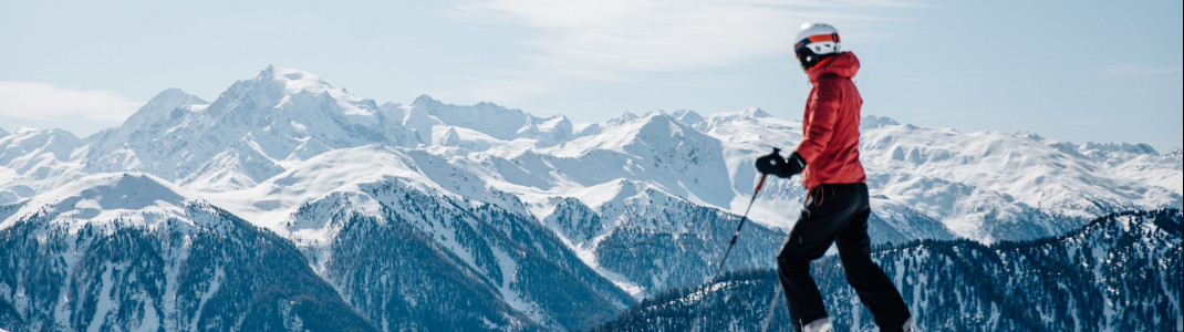 Pistenspaß mit Traum-Aussicht im Skigebiet Watles