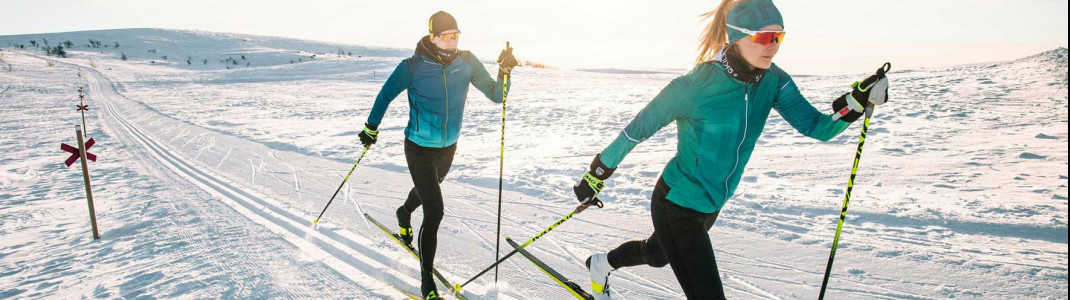 Loipe statt Lift: Langlauf war im schneereichen Winter 2021 extrem beliebt.