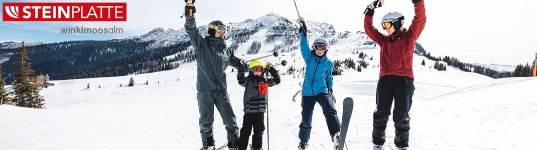 Gewinne ein Familien-Skiwochenende auf der Steinplatte!