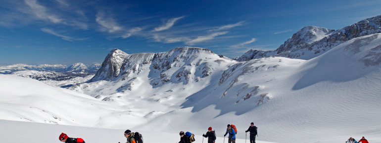 Darüber hinaus bietet der Dachstein und die Ramsau ein Skitouren Angebot, das seinesgleichen sucht.