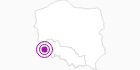 Unterkunft Waldhäuschen Polnisches Riesengebirge: Position auf der Karte