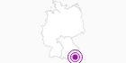 Accommodation Berghotel Rehlegg in the Bavarian Forest: Position on map
