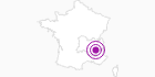 Unterkunft Auberge des deux Moucherolles in Isère: Position auf der Karte