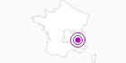 Unterkunft Magnat Lucienne in Isère: Position auf der Karte