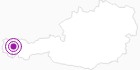 Unterkunft HOLZGAUER HAUS im Bregenzerwald: Position auf der Karte