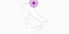 Accommodation Hotel Garni`Pecol in Belluno: Position on map
