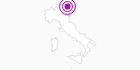 Accommodation Casa Riva in Belluno: Position on map
