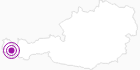 Accommodation Pension Haller in the Alpenregion Bludenz: Position on map