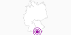 Accommodation App. Aachen Bavarian Alps: Position on map