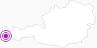 Unterkunft Berghof Piz in Montafon: Position auf der Karte