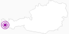 Unterkunft Gästehaus Fitsch in Montafon: Position auf der Karte