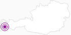Unterkunft Stampfer Maisäßhüsli in Montafon: Position auf der Karte
