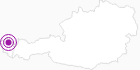 Unterkunft Pension St. Antonius im Bregenzerwald: Position auf der Karte