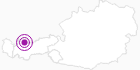 Accommodation Fewo AUSFERNERLAND in the Tyrolean Zugspitz Arena: Position on map