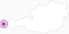 Unterkunft Hotel Schäfle in der Alpenregion Bludenz: Position auf der Karte