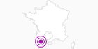 Unterkunft Meuble Thin in den Pyrenäen: Position auf der Karte