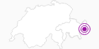 Unterkunft Pension Hirschen in Davos Klosters: Position auf der Karte