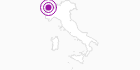 Unterkunft Hotel Punta Margherita in der Grosser Sankt Bernhard Region: Position auf der Karte