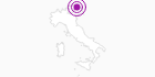 Unterkunft Appartments Handra in der Dolomitenregion Drei Zinnen: Position auf der Karte