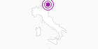 Unterkunft Garni Miramonti in der Dolomitenregion Drei Zinnen: Position auf der Karte