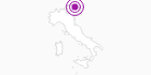 Unterkunft Garni Enzian in der Dolomitenregion Drei Zinnen: Position auf der Karte