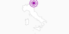 Unterkunft Garni Heini in der Dolomitenregion Drei Zinnen: Position auf der Karte