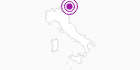 Unterkunft Villa Maria Luisa in der Dolomitenregion Drei Zinnen: Position auf der Karte