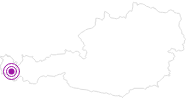 Unterkunft Haus Mosbach Königsboden in der Alpenregion Bludenz: Position auf der Karte