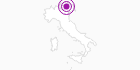 Accommodation Orsingher in San Martino, Primiero, Vanoi: Position on map