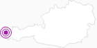 Unterkunft Berghotel Das Schäfer im Bregenzerwald: Position auf der Karte