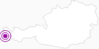 Accommodation Haus Drusenfluh in the Alpenregion Bludenz: Position on map