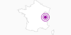 Webcam Blick von "La Barillette" in Jura: Position auf der Karte