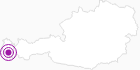 Unterkunft Berggasthof Grabs in Montafon: Position auf der Karte