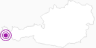 Accommodation Brunella in Montafon: Position on map