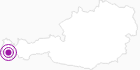 Unterkunft Jausenstation Bitschweil in Montafon: Position auf der Karte