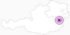 Accommodation Liftpension Sonnenhof Hechtl in the Vienna Alps in Lower Austria: Position on map