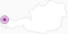 Unterkunft GASTHAUS HOCHLITTEN im Bregenzerwald: Position auf der Karte