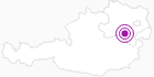 Accommodation Forellenhof Schiefer in the Vienna Alps in Lower Austria: Position on map