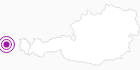 Unterkunft Lifthus im Bregenzerwald: Position auf der Karte
