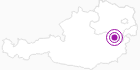 Unterkunft Hotel Sonnwendhof in den Wiener Alpen in Niederösterreich: Position auf der Karte